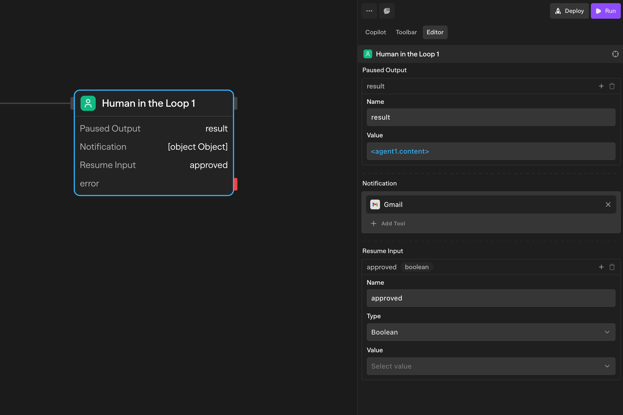 Human in the Loop Approval Portal
